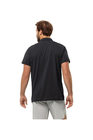 Jack Wolfskin Jack Wolfskın Prelıght Traıl Polo M Black Erk Polo T-shırt 181012 001