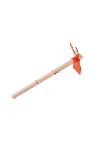 Dayanıklı Metal Saplı Bahçe Çapası, Ergonomik Ahşap Sap, Toprak Havalandırma Aracı