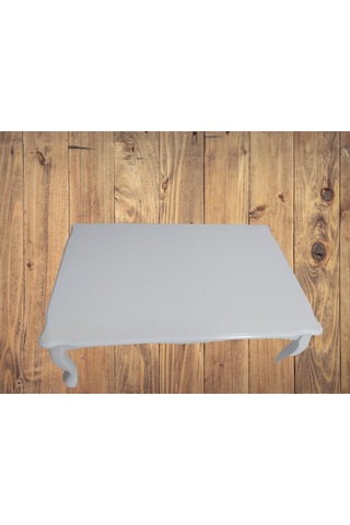 Orta Sehpa DEMONTE LÜKEN-ASLAN Kayın ince torna Ayrılabilir ayak Parlak Beyaz Renk Natüre  El Yapım