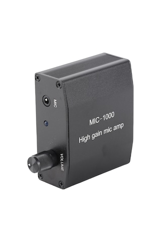 Moveevo Mikrofon Amfi 1000x Zayıf Ses Çoğaltıcı Alc Kontrol 3.5mm Arayüzlü Usb Şarjlı Alüminyum Kasa