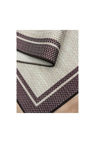 Çift Bordürlü Lüks Orijinal Sisal Dokuma Halısı Salon Halısı Mutfak Halısı Koridor Makine Halısı Bordo 926846847 Bordo