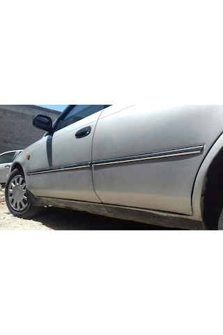 Toyota Corolla Uyumlu 1992-1998 Krom Yan Kapı Çıtası Pas.çelik 6 Parça