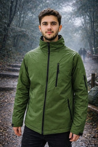 Single Sword Taktik Outdoor Softshell Yağmurluk Mont Suya Dayanıklı, Kapüşonsuz Haki