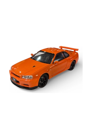 Hobbiez World 1/24 Nissan Gtr R34 - Orange