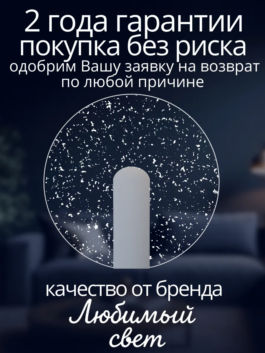 Lubimyj Svet Duvara Monte Edilebilen Duvar Lambası, Kablolu, Anahtarlı 461991290 Gri