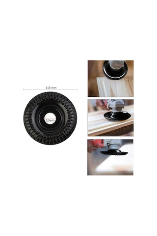 Depomega Ahşap Ağaç Törpü Eğe Disk Şekillendirme 115 Mm Avuç Taşlama Uyumlu