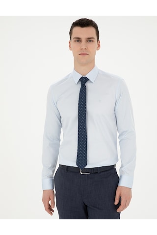 Pierre Cardin Erkek Açık Mavi Gömlek Basic 50286102-vr003 Açık Mavi
