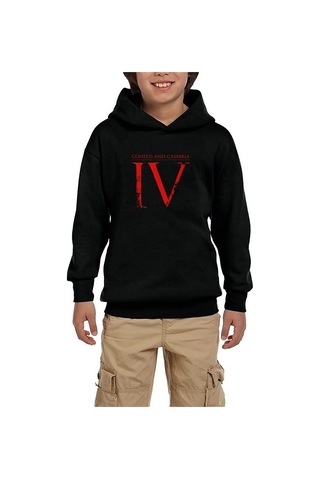 Zepplin Giyim Coheed and Cambria Good Apollo Siyah Çocuk Kapşonlu Sweatshirt Siyah