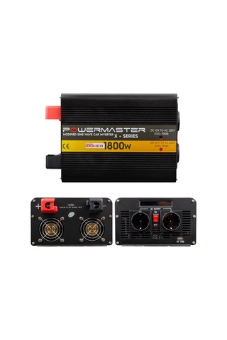Xtechnx Xtechn019888 Powermaster 12-220v 12 Volt 1800 Watt Modified Sinus İnverter Pwr1800-12 Kod:19888