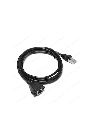 Panel Montaj Rj45 Erkek Rj45 Dişi Uzatma Lan Kablosu-1.5 Metre