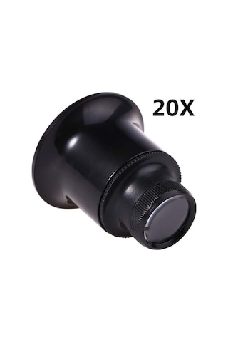 20X Kat Büyütebilen Göz için Lup Büyüteç Mercek