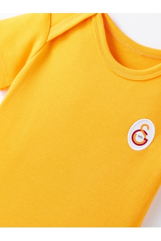 Galatasaray 3 Lü Bebek Body B241011 Beyaz - Kırmızı - Sarı