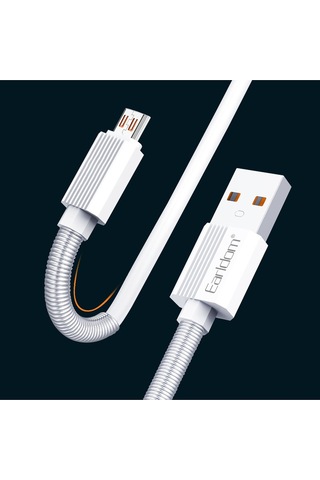 Earldom EC-137L 1 M 3a Kırılmaya Dayanıklı Lightning Hızlı Şarj Kablosu M414