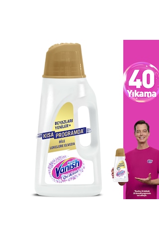 Vanish Oxi Action Kristal Beyaz Deterjan ve Leke Çıkarıcı Sıvı 2000ml