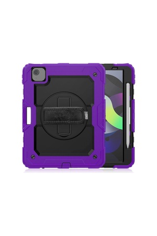 Apple, Uyumlu iPad Pro 11 2020 Kılıf Pars Tablet Kapak - Mor Arka Kapak