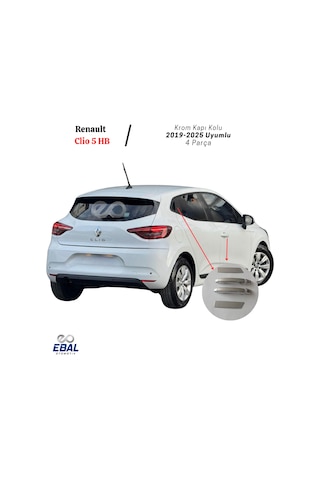Renault Clio 5 Hb Krom Kapı Kolu 4 Kapı 2019 2024 Paslanmaz Çelik