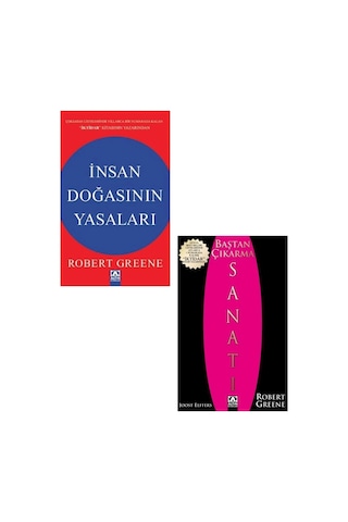 2 Kitalık Set İnsan Doğasının Yasaları Baştan Çıkarma Sanatı Robert Greene 2 Kitalık Set İnsan Doğasının Yasaları Baştan Çıkarma Sanatı Robert Greene