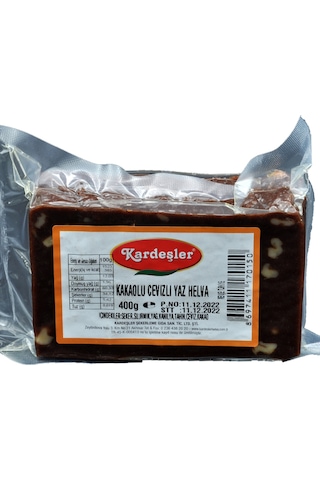 Kardeşler Cevizli Kakaolu Yaz Helvası 400 G
