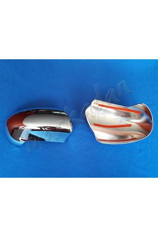 Nissan Qashqai Krom Ayna Kapağı 2007 - 2014 2 Parça Abs Krom