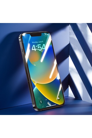 Apple Uyumlu iPhone 13 Benks V Pro Ultra Shield 0.3mm Ekran Koruyucu Uygulama Aparatlı Şeffaf