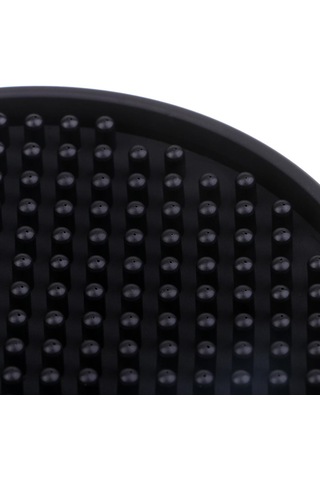 Dolıty Yuvarlak İçecek Bardak Altlıkları Yumuşak Silikon Siyah