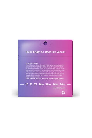 Pitbull Venus 7 Telli Elektro Gitar Teli Veg 10-60 7 Strings