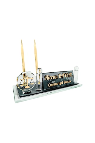 Sentez Masa İsimliği Avukatlara Özel Hediye Masa Üstü İsimlik