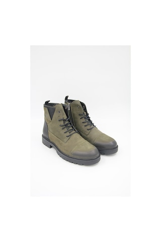 Pierre Cardin Erkek Casual Bot 77650 - Haki Nubuk