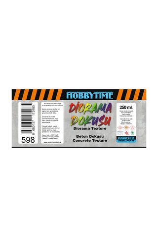Hobbytime 598 250 Ml. Beton Dokusu Concrete Texture -58251