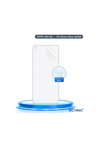 Oppo A93 5g Uyumlu Ön Yüzey Nano Şeffaf Hidrojel Ekran Koruyucu 63611931