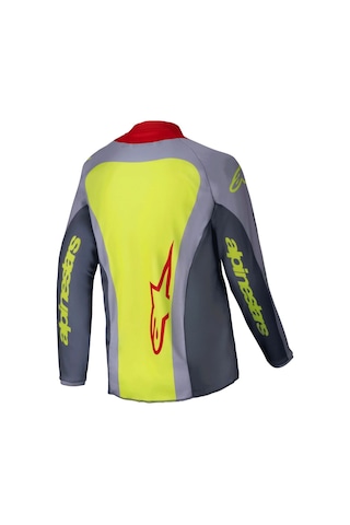 Alpinestars Racer Melt Off-road Genç Motosiklet Jerseyi Kırmızı Gri