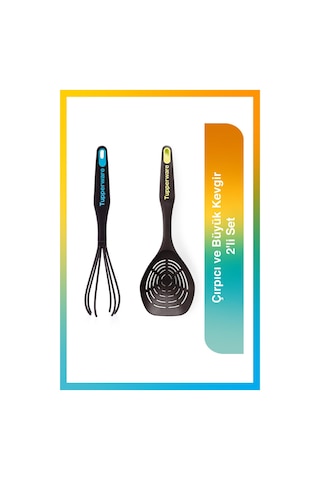 Tupperware Çırpıcı ve Büyük Kevgir 2'li Set
