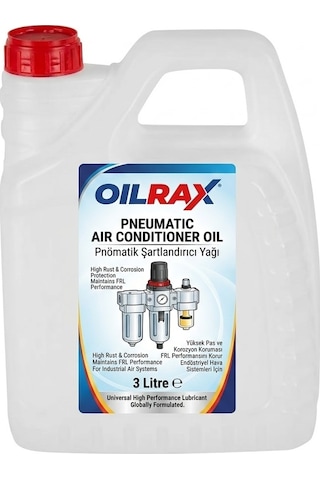 Oilrax Pnömatik Şartlandırıcı Yağ - 3 L