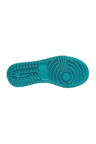 Callion 048 Deri Sneakers Kız Çocuk Spor Ayakkabı 31-35 Beyaz Buz Su Yeşili Beyaz