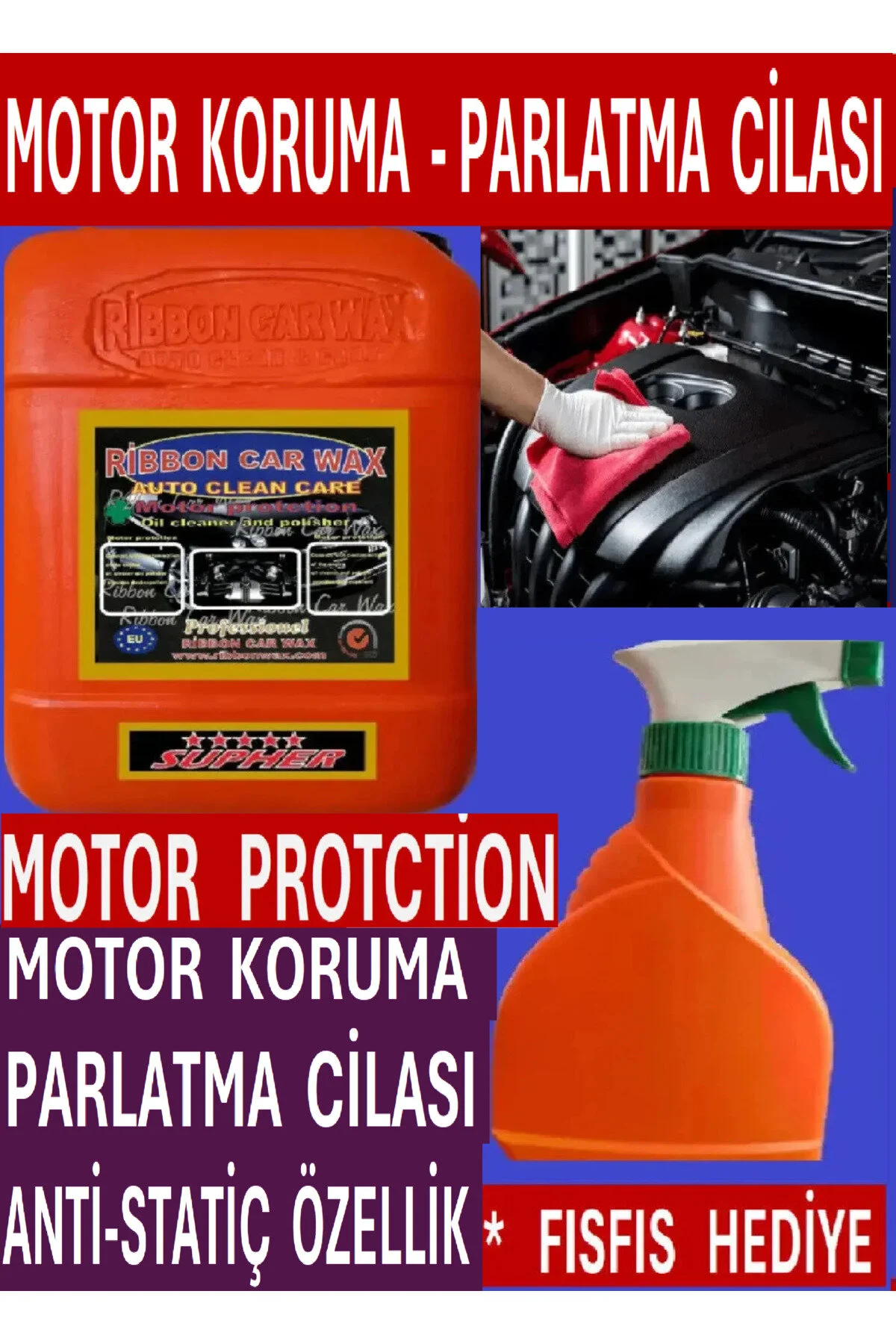 Rb Motor Protction Motor Koruma Parlatma Cilası 5 Kg