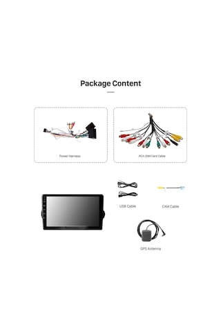 Fıat Egea 2016-2020 Multimedya Navigasyon Usb Kamera Carplayer 4 Ram