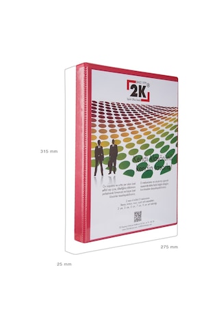 Firma Evrak Sunum Klasörü A4 Pvc 2 Cm 2 Halkalı 150 Yaprak 25.5 Beyaz