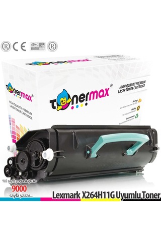 Tonermax Lexmark X264 / X262 / X364 / X363 / X264G11G Uyumlu Toner
