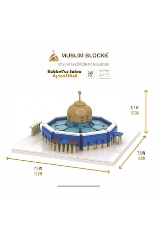 Kubbettus Sahra Blok Modeli Yapı Oyuncağı