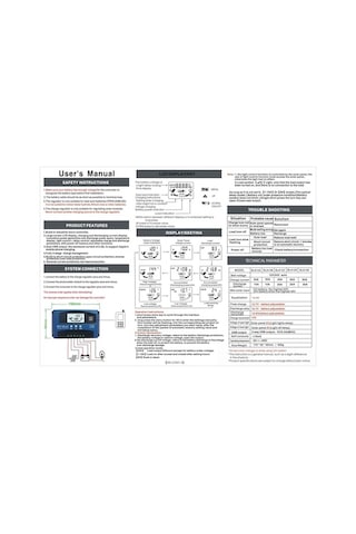 Novahub Çift Usb Ve Lcd Ekranlı 100a Mppt Güneş Şarj Kontrol Cihazı Otomatik Güneş Hücresi Paneli Şarj Regülatörü