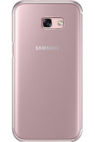 Galaxy A5 2017 İle Uyumlu Clear View Cover Kılıf Pembe Ef-za520cpegww