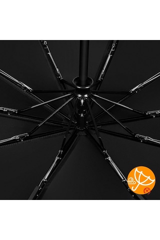 Ters Şemsiye, 10 Kaburgalı Otomatik Katlanır Şemsiye, Rüzgar Geçirmez, Fırtına Geçirmez Gök Mavisi Diğer