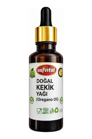 Safvital Kekik Yağı Bitkisel Bakım Yağı 20 Ml Cilt Saç Bakımı Günlük Kullanım Doğal Bakım Yağı