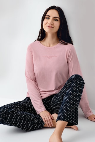 Pierre Cardin 9090 Modal Uzun Kol Kadın Pijama Takımı V1 Rose