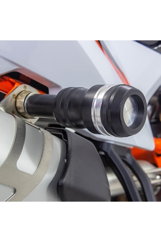 GP Kompozit KTM 790/890 ADV/ADV R 2021 Uyumlu Egzoz Koruma Takozu Siyah
