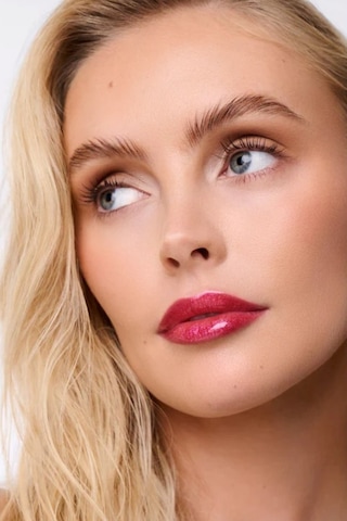 Wonderskin Wonder Blading Top Gloss Simli Lüks Dudak Parlatıcı Dudak Parlatıcıları Red Glitter