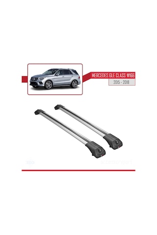Mercedes Gle W166 2015-2018 Arası İle Uyumlu Ace-1 Ara Atkı Tavan Barı Gri