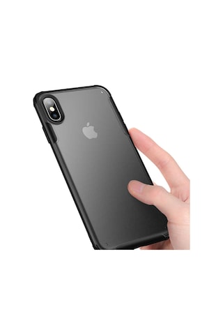 Apple Uyumlu iPhone XS Kilif Armor Shield Zirhli Koruma Silikon 392959069