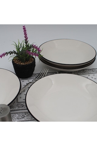 Anka 20 Cm Seramik Yemek Tabağı 6 Adet