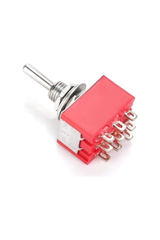 Ayt Ic-148b Toggle Switch Buton On Off Buton Ø6mm Aç Kapa Düğme 2 Kademe 13x16,8 Mm Mts-303